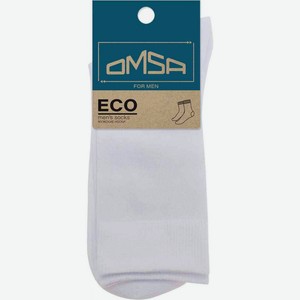 Носки мужские Omsa for Men Eco 401 цвет: bianco/белый, 39-41 р-р