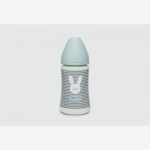 Бутылка SUAVINEX Hugge Baby - Зеленый Зайка С Полосками 270 мл