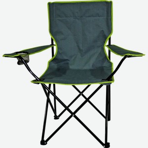 Кресло туристическое складное с подстаканником цвет: серый, 86×50×89 см