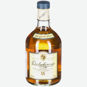 Виски шотландский односолодовый Dalwhinnie 15лет 43% 0.75л подарочная упаковка Великобритания
