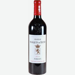 Вино Chateau Marquis De Terme Margaux AOC красное сухое 13% 1.5л Франция Бордо