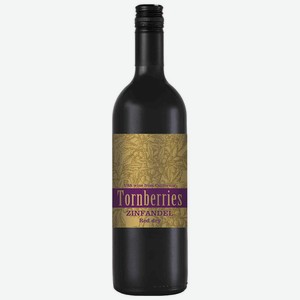 Вино Торнберрис Зинфандель красное сух 14%, 0.75л США Калифорния