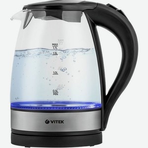 Чайник электрический Vitek VT-7008, 2200Вт, черный