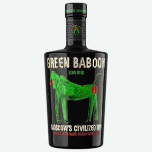 Джин Green Baboon 43%, 0.5 л
