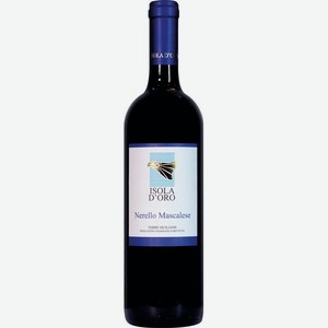 Вино Isola DOro Nerello Mascalese Terre красное сухое 12,5% 0.75л Италия Сицилия