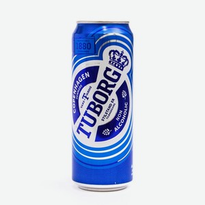 Пиво безалкогольное TUBORG Non Alcoholic, 0,45 л