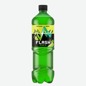 Энергетический напиток FLASH Up Max Мятный Лайм, 1 л
