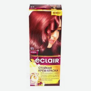 Крем-краска для волос Eclair Omega 9 Стойкая тон 6.5 Махагон / Mahogany
