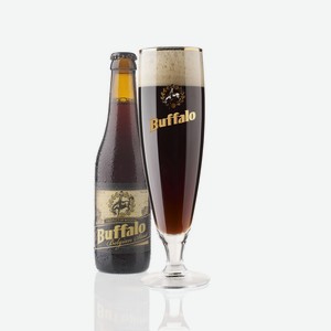 Пиво Buffalo Belgian stout фильтрованное темное 9% 0.33л ст/б Бельгия