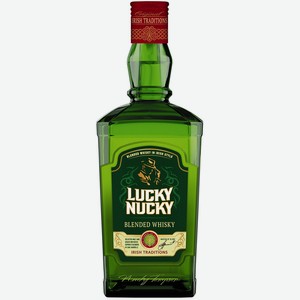 Виски купажированный Lucky Nucky 3 года 40% 0.5л Россия