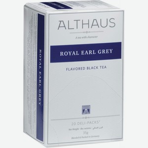 Чай чёрный Althaus Royal/Earl Grey Classic с бергамотом 20пак