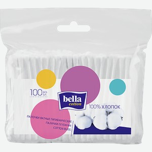 Ватные палочки Bella Cotton 100шт