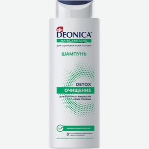 Шампунь для волос Detox очищение 380мл DEONICA Россия, 0,435 кг