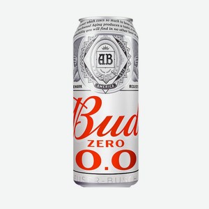 Пивной напиток безалкогольный Bud ж/б 0.45л