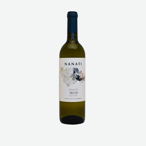 Вино NANATI TBILISI 11-14% белое сухое 0.75л Грузия Кахетия