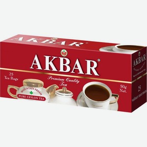 Чай черный Akbar Mountain Fresh 25пак