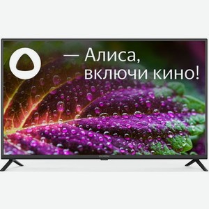 43  Телевизор Hyundai H-LED43FS5003, FULL HD, черный, СМАРТ ТВ, Яндекс.ТВ