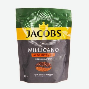 Кофе растворимый JACOBS Millicano Alto Intenso, 110 г