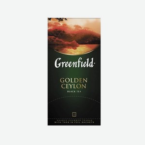 Чай GREENFIELD в ассортименте 25п*2г к/уп