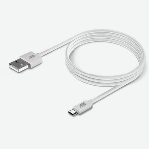 Кабель BORASCO USB Type-C (m) - USB (m), 1м, 2A, белый [34850]