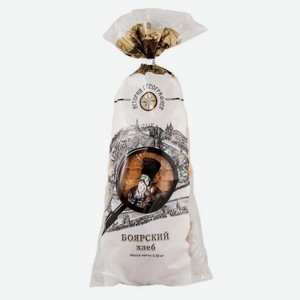 Хлеб ржано-пшеничный Русский хлеб Боярский в нарезке, 380 г