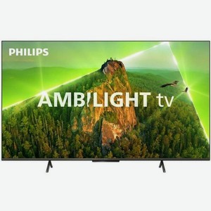 55  Телевизор Philips 55PUS8108/60, 4K Ultra HD, серебристый, СМАРТ ТВ, Android
