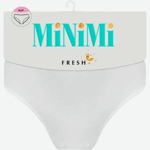 Трусы-слипы женские MiNiMi Fresh MF222 Slip Midi средние цвет: bianco/белый, 44 р-р