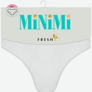 Трусы-слипы женские MiNiMi Fresh MF221 с заниженной талией цвет: белый, 44 р-р