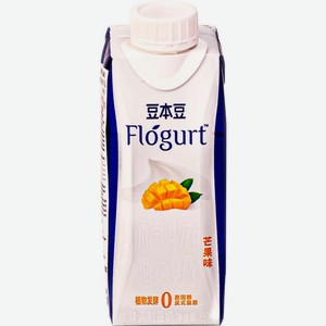 Йогурт питьевой Flogurt соевый со вкусом манго 250мл