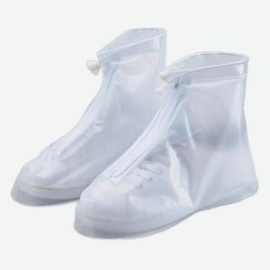 Защитные чехлы для обуви ZDK на замке, размер XL, белые (371MH-2-20)