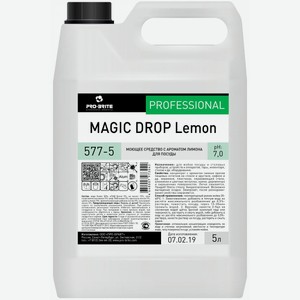 Средство для мытья посуды Pro-Brite Magic Drop, 5 л Lemon (577-5)