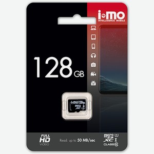 Карта памяти IMO microsdxc 128GB Сlass10 UHS-I (IM128GBSD-00)