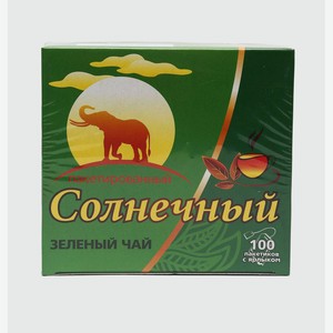 Чай зеленый  Солнечный  100 пак*2,0гр с/я