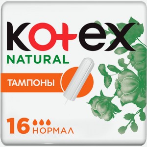 Тампоны Kotex Natural нормал 16шт