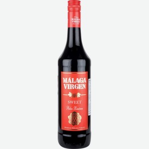 Вино ликёрное Malaga Virgen Pedro Ximenez красное сладкое 15 % алк., Испания, 0,75 л