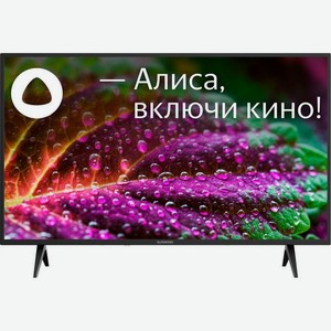 43  Телевизор SunWind SUN-LED43XS301, FULL HD, черный, СМАРТ ТВ, Яндекс.ТВ