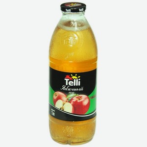 Сок яблочный восстановленный  Telli Premium , 1л ст/б ООО  Телли Консерв 