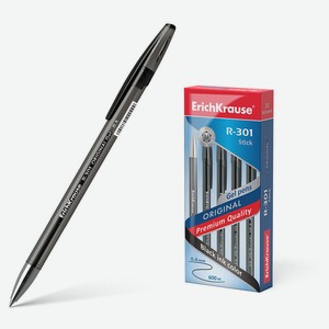 Ручка гелевая ErichKrause R-301 Original Gel Stick 0,5 мм, черный