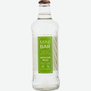 Пивной напиток Mini bar Moscow Mule нефильтрованный 6 % алк. Россия, 0,4 л