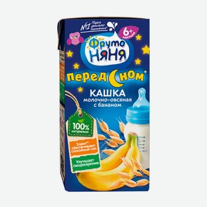 Кашка ФрутоНяня молочно-овсяная с бананом 0,2л