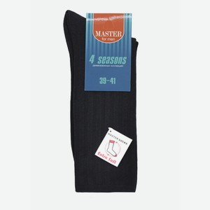 Носки мужские Master арт 98130 - Черный, Без дизайна, 25
