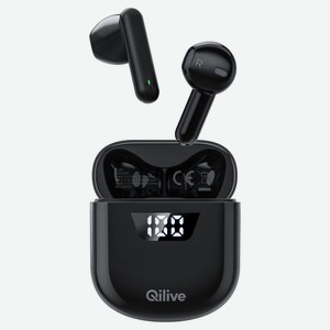 Наушники беспроводные Qilive TWS 1332 с функцией Bluetooth черные