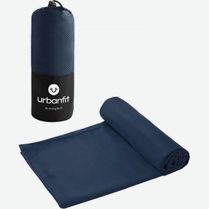 Полотенце спортивное охлаждающее Urbanfit 50х100 см, микрофибра, темно-синее (377004)