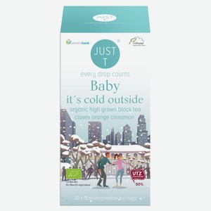 Чай Just T черный Baby It s cold outside (1.75г x 20шт), 35г Чехия
