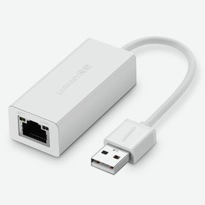 Переходник UGREEN CR110 USB 2.0 10/100Mbps Ethernet Adapter White (20253)