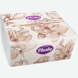 Бумажные салфетки Plushe для лица 2слоя 200шт