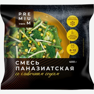 Смесь овощная ЛЕНТА PREMIUM паназиатская с соусом, Россия, 400 г