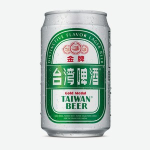 Пиво Taiwan beer Gold Medal светлое, 0.33л Тайвань (Китай)
