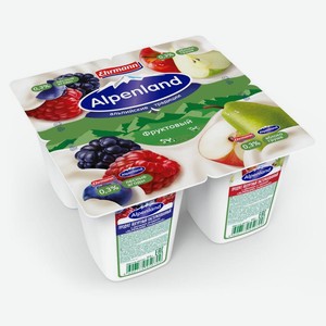 БЗМЖ Продукт йогуртный Alpenland лесягоды/ябл/груш0,3% 95г