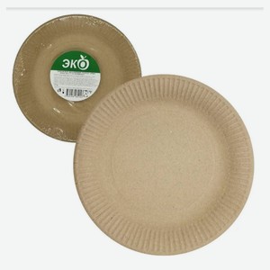 Набор одноразовых тарелок Vitto бумага 17 см, 6 шт